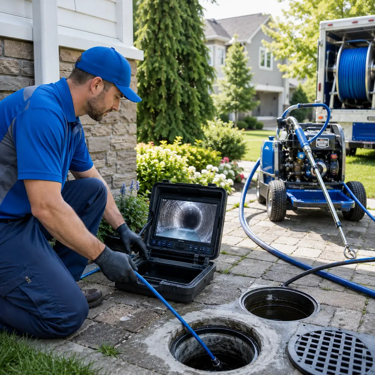 Outdoor drain cleaning professionals serving Marquette, MI